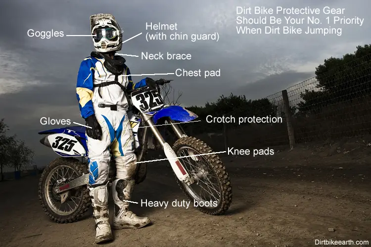 Dirt bike protection should be your priority when dirt bike jumping