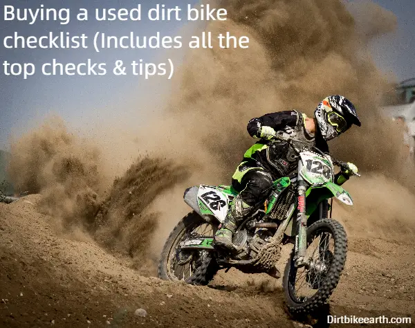 Buying a used dirt bike checklist - Includes all the top checks tips