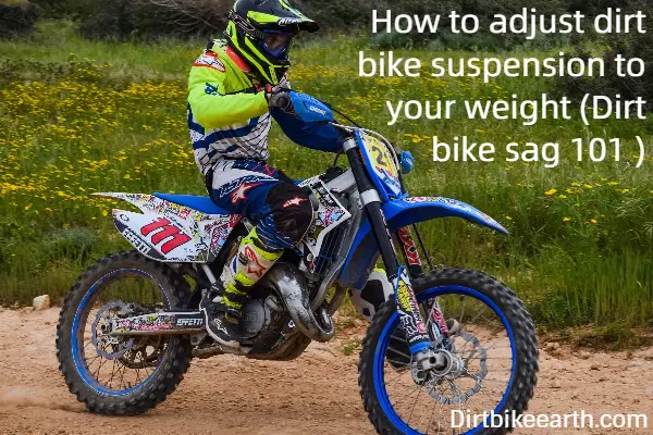What is rider sag on a dirt bike - An Article in the dirt bike sag 101 series