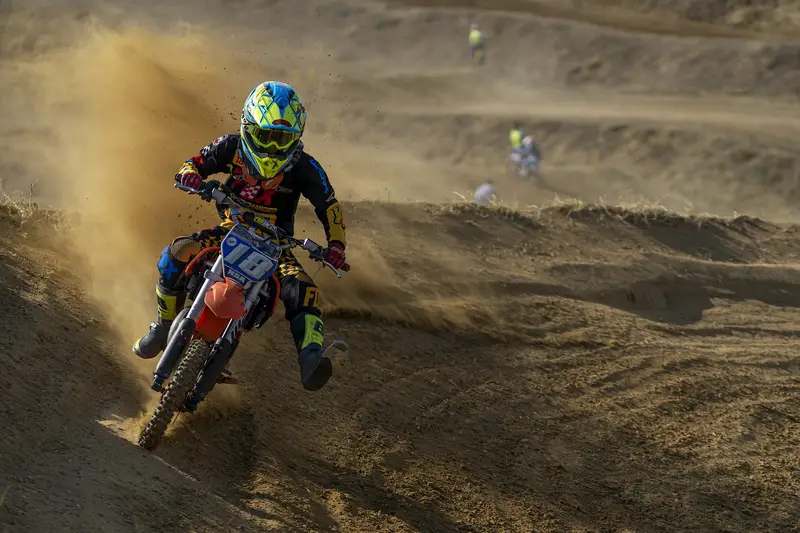 Dirt bike rider on Motocross track - Are Motocross Tracks Profitable